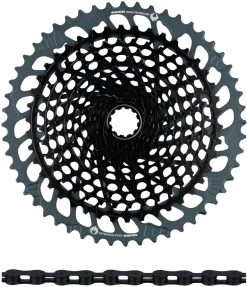 SRAM X01 Eagle XG-1295 Kassette + Eagle Kette 12-fach Verschleißset -Fahrradgeschäft 347896